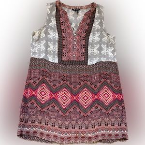 Nic+Zoe sleeveless blouse size S